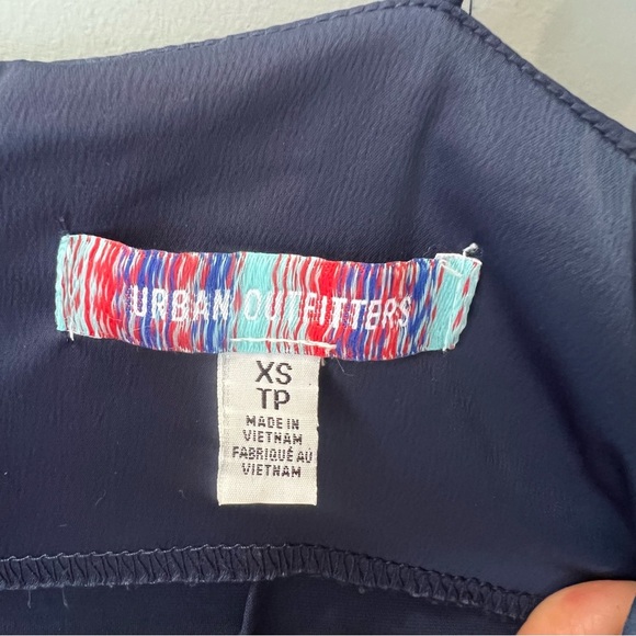 Urban Outfitters Mallory Cowl Neck Slip Dress Dark Blue XS excellent condition - Picture 6 of 9